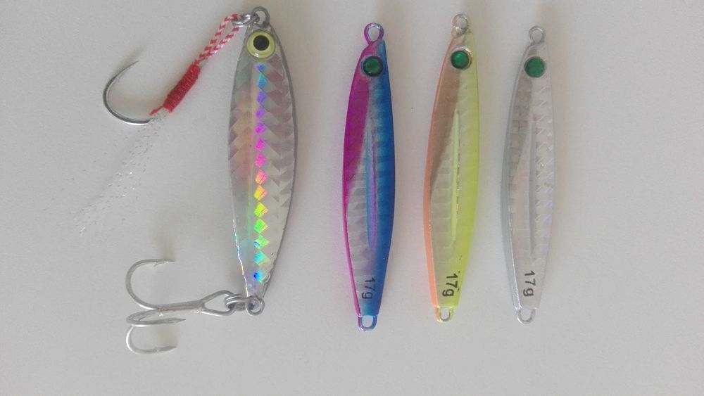 material de pesca novo e usado