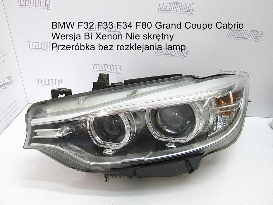 Przeróbka Adaptacja Reflektorów lamp przednich UK GB USA SAE JAP EU