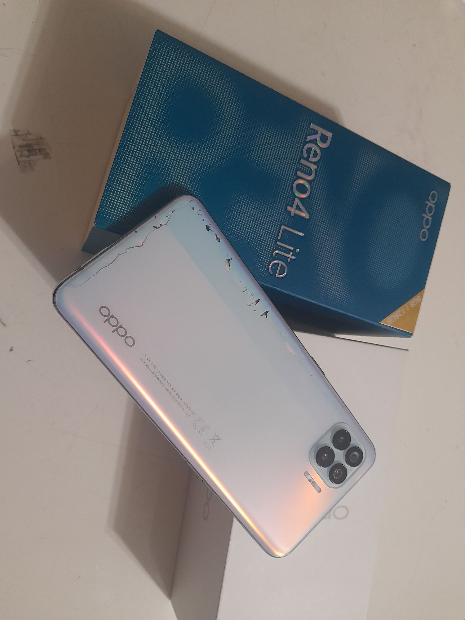Sprzedam Oppo Reno 4 lite uszkodzony wyświetlacz LCD. RAM 8GB. ROM 128