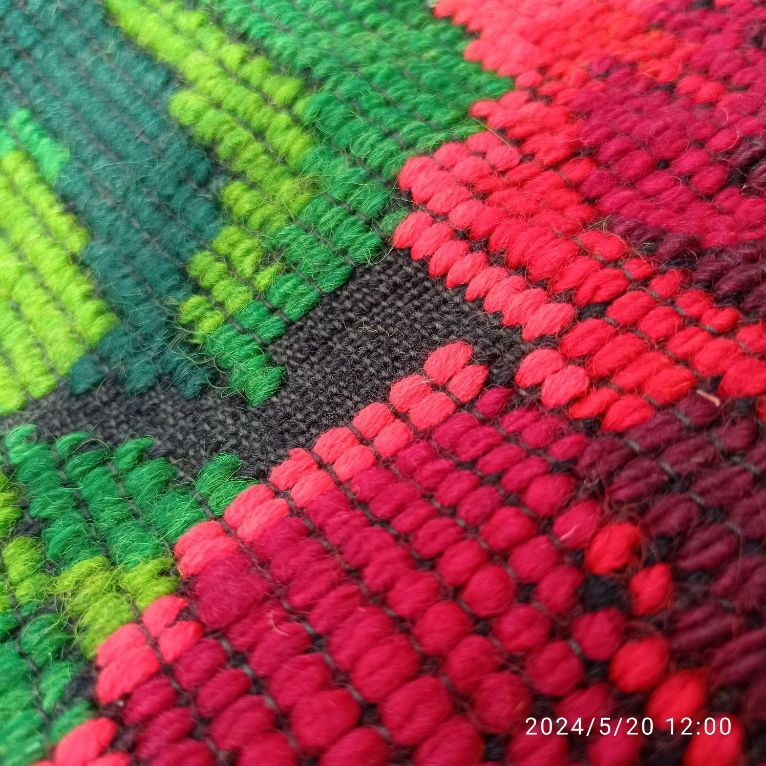 530 x 200 cm stary kilim HUCULSKI haft ręczny
