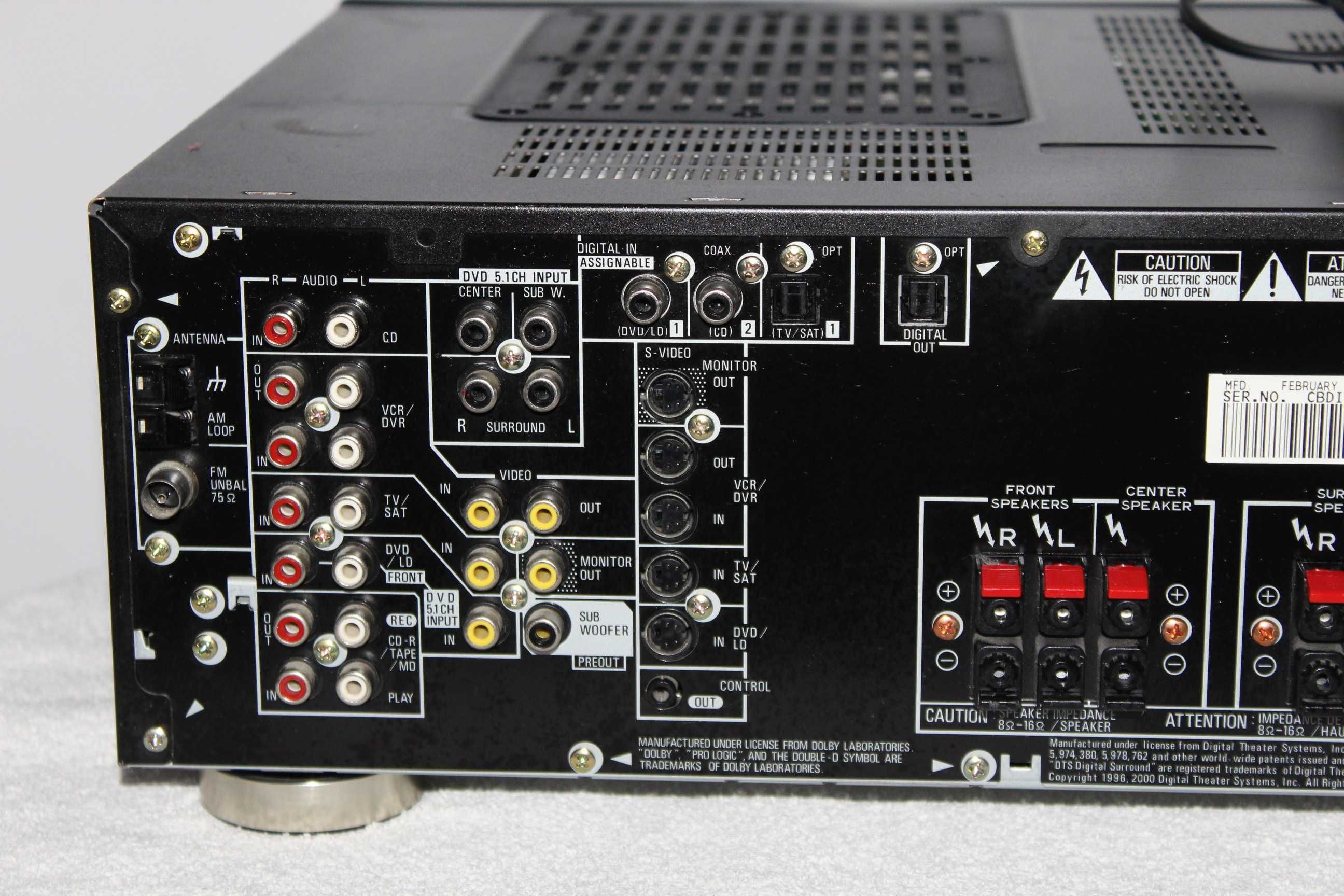 PIONEER VXS-D511 Amplituner wzmacniacz kino domowe optyk RDS Wysyłka