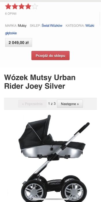 Wozek MUTSY-pompowane koła,bardzo lekki stelaz,dostawka dla dziecka
