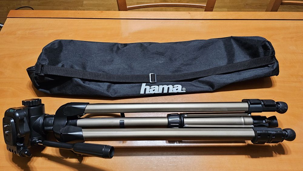 Tripé com saco de transporte