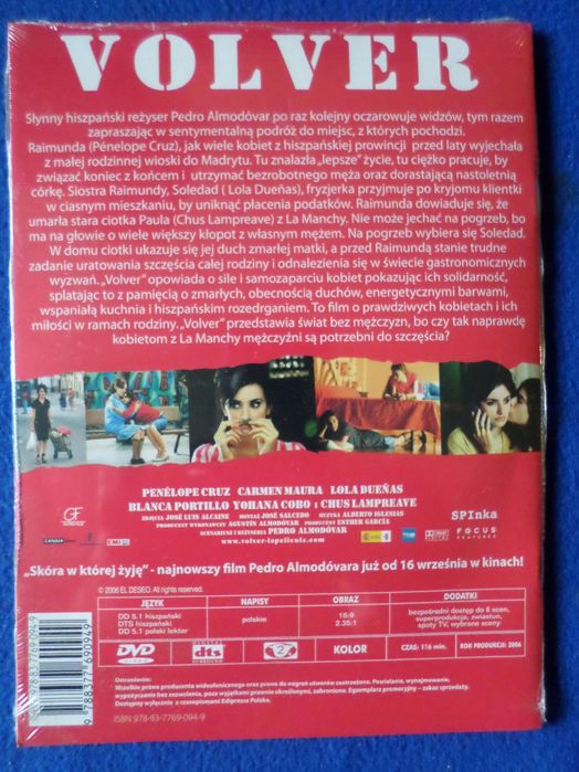 Film Volver Płyta Dvd