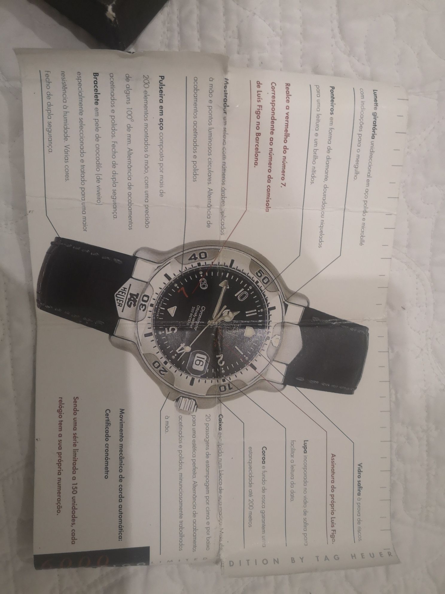 Tag Heuer Luís Figo edicao limitada