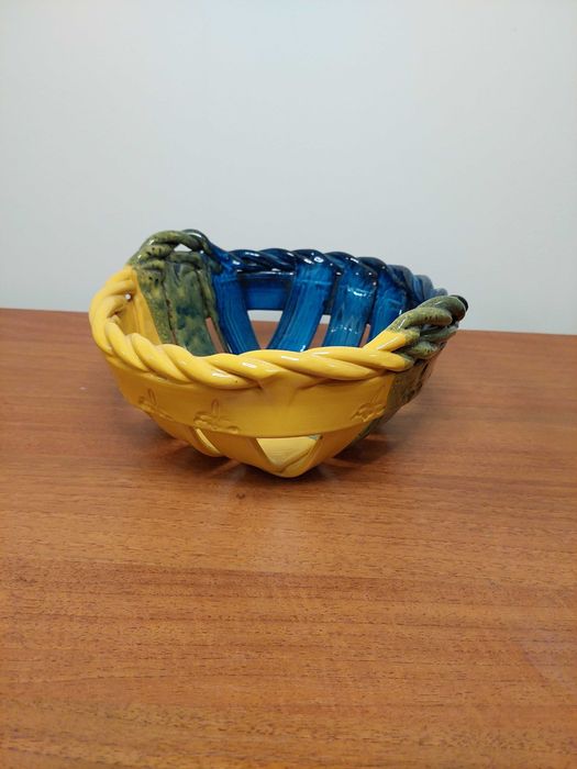 Фруктовниця керамічна ручна робота (Греція) діаметр 24 см висота 10 см