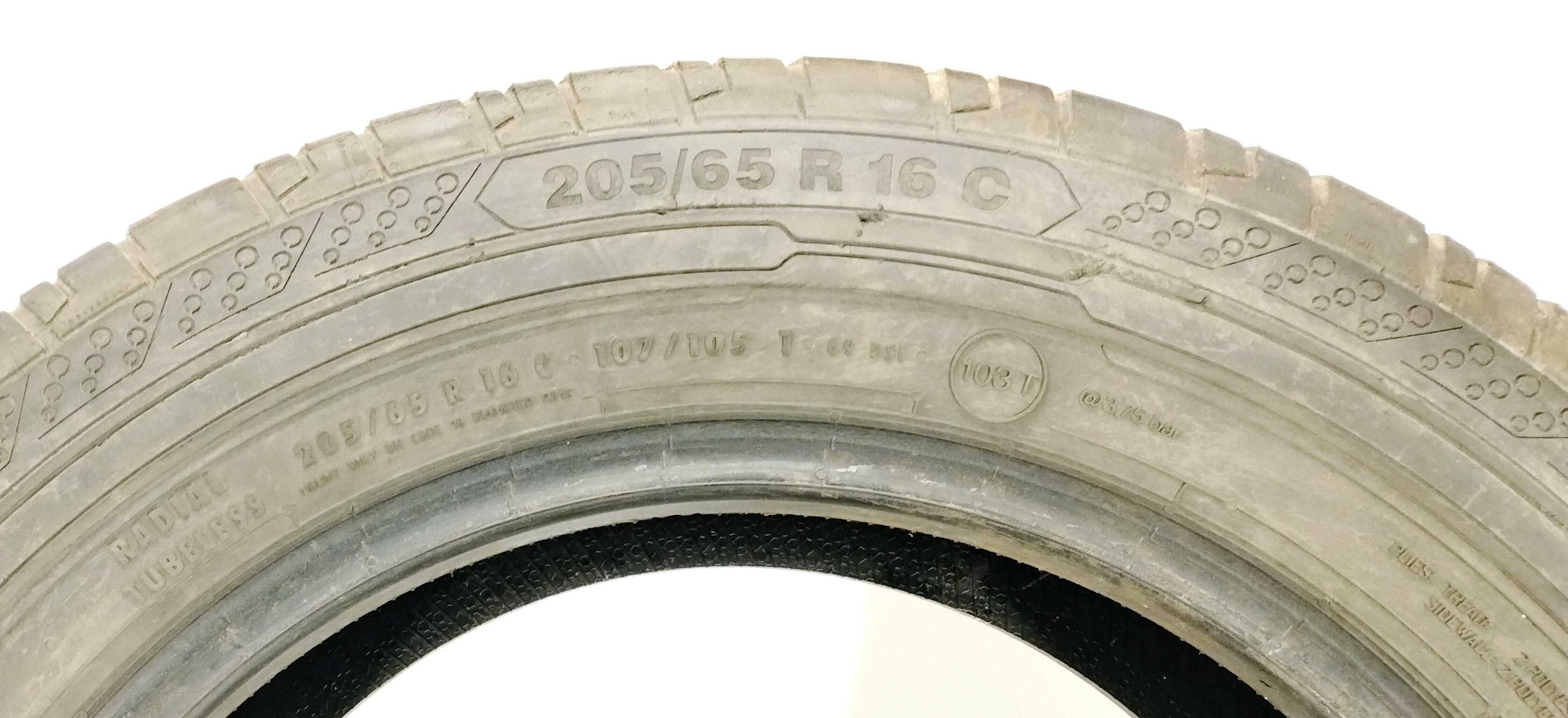 4x 205/65 R16C Continental VC200 opony letnie 6 mm / 1519 /