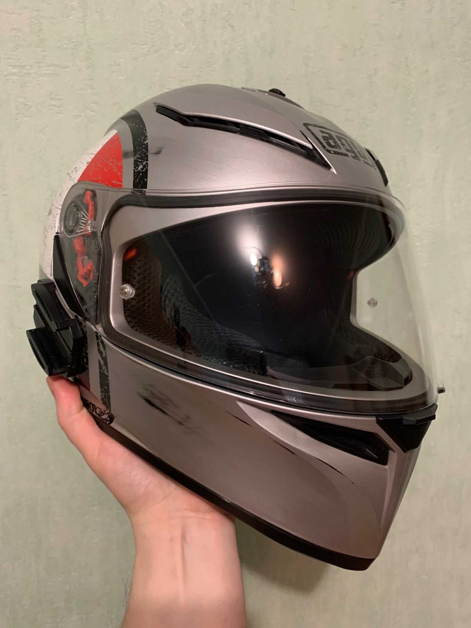 AGV K-3 SV E2205 Multi - Scudetto Matt Silver