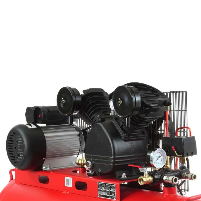 Kompresor Sprężarka 100L V 2 Tłoki MAR-POL + Zestaw