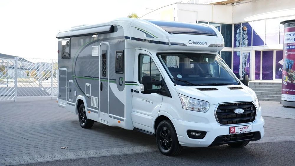 Ford Chausson 777 Etape Line  Automat, podgrzewana podloga, webasto, markiza, solar, zimowy