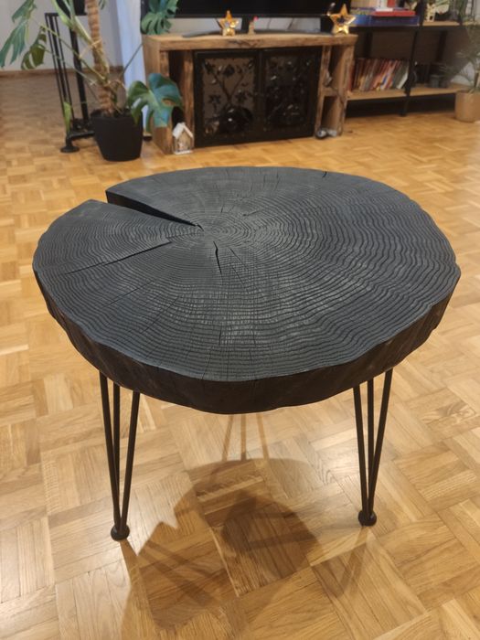 Stolik kawowy plaster dębu