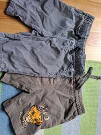 Szorty krótkie spodnie 2 pary Disney król lew H&M  chlopiec 116