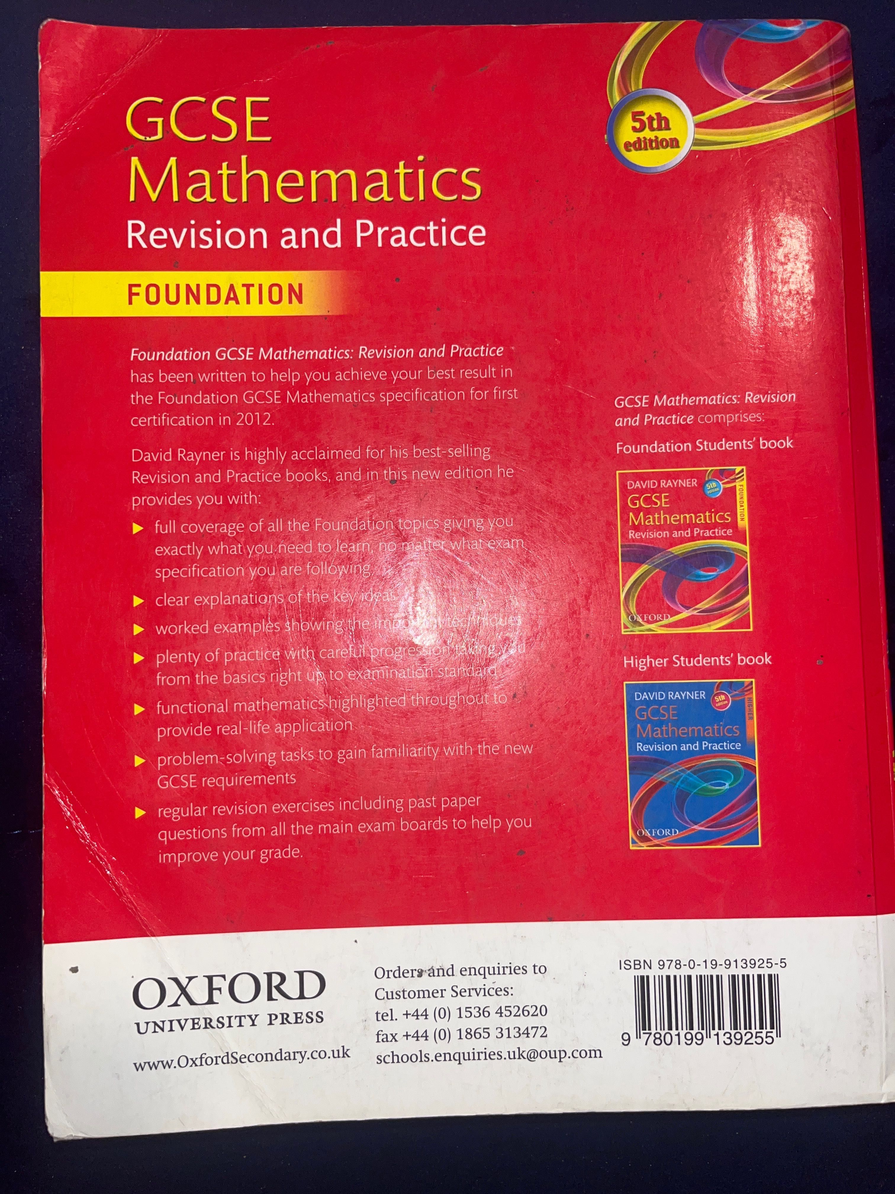 GCSE Mathematics Oxford
