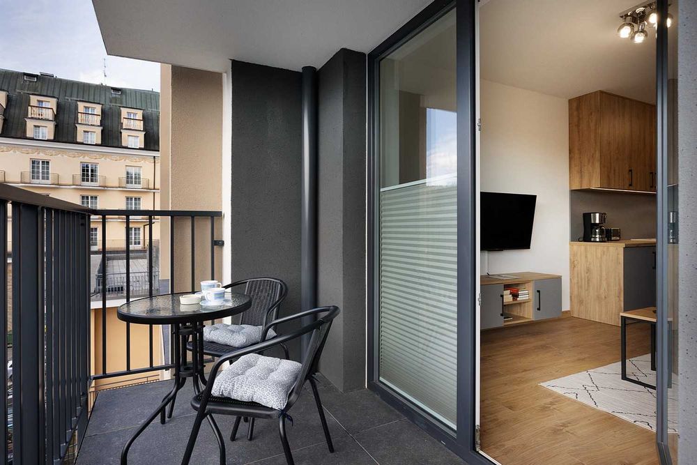 Apartament Ale Widok Cicha: do 5 osób, garaż, balkon, winda, centrum