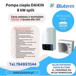 Pompa ciepła DAIKIN z montażem. Dofinansowania czyste powietrze.