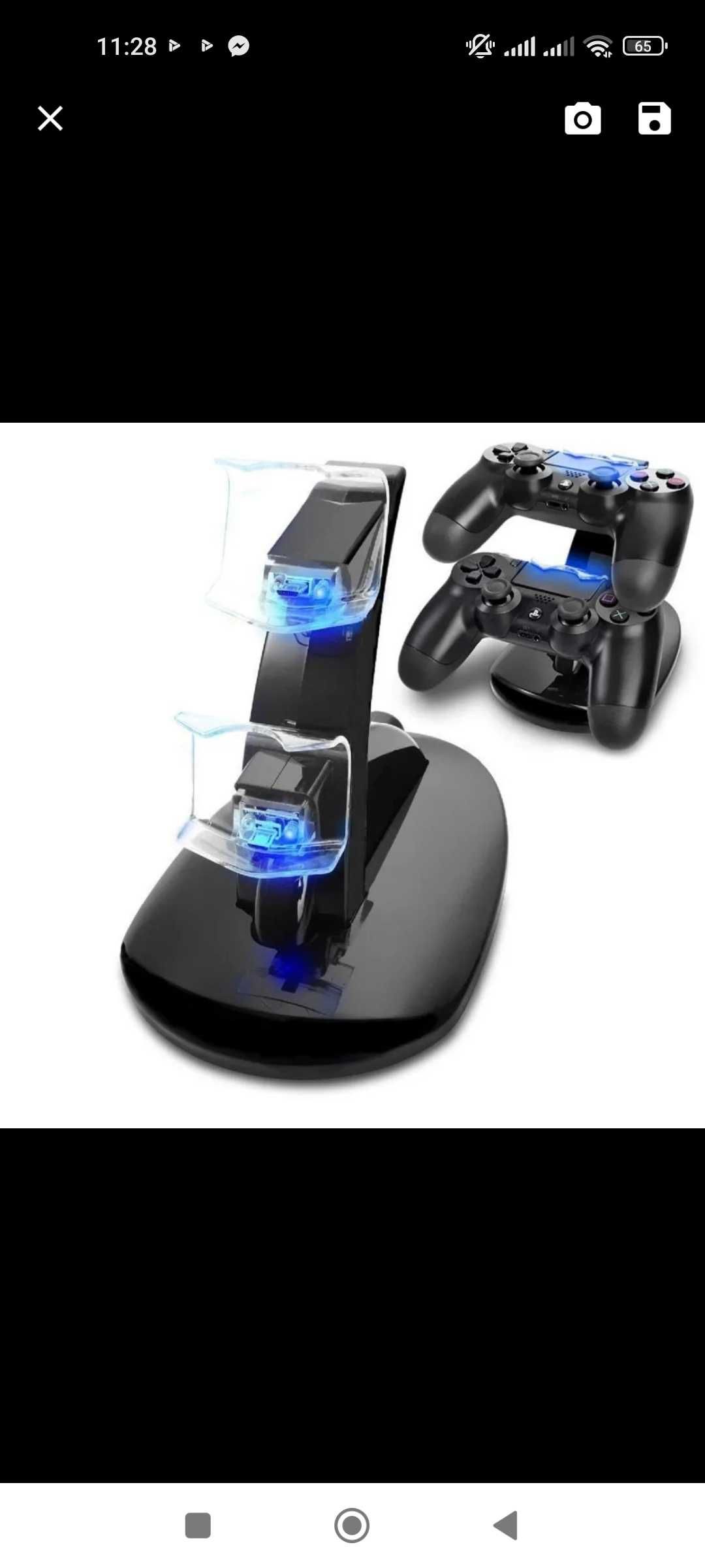 Carregador de comandos PS4/TOP