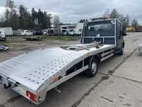 Zabudowa auto-laweta alu panel gotowe na placu