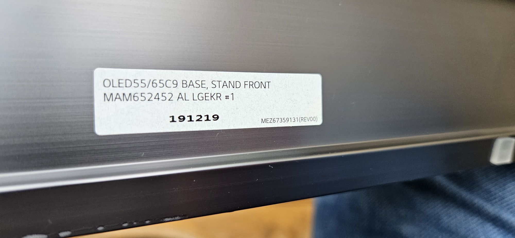 Podstawa pod telewizor LG C9