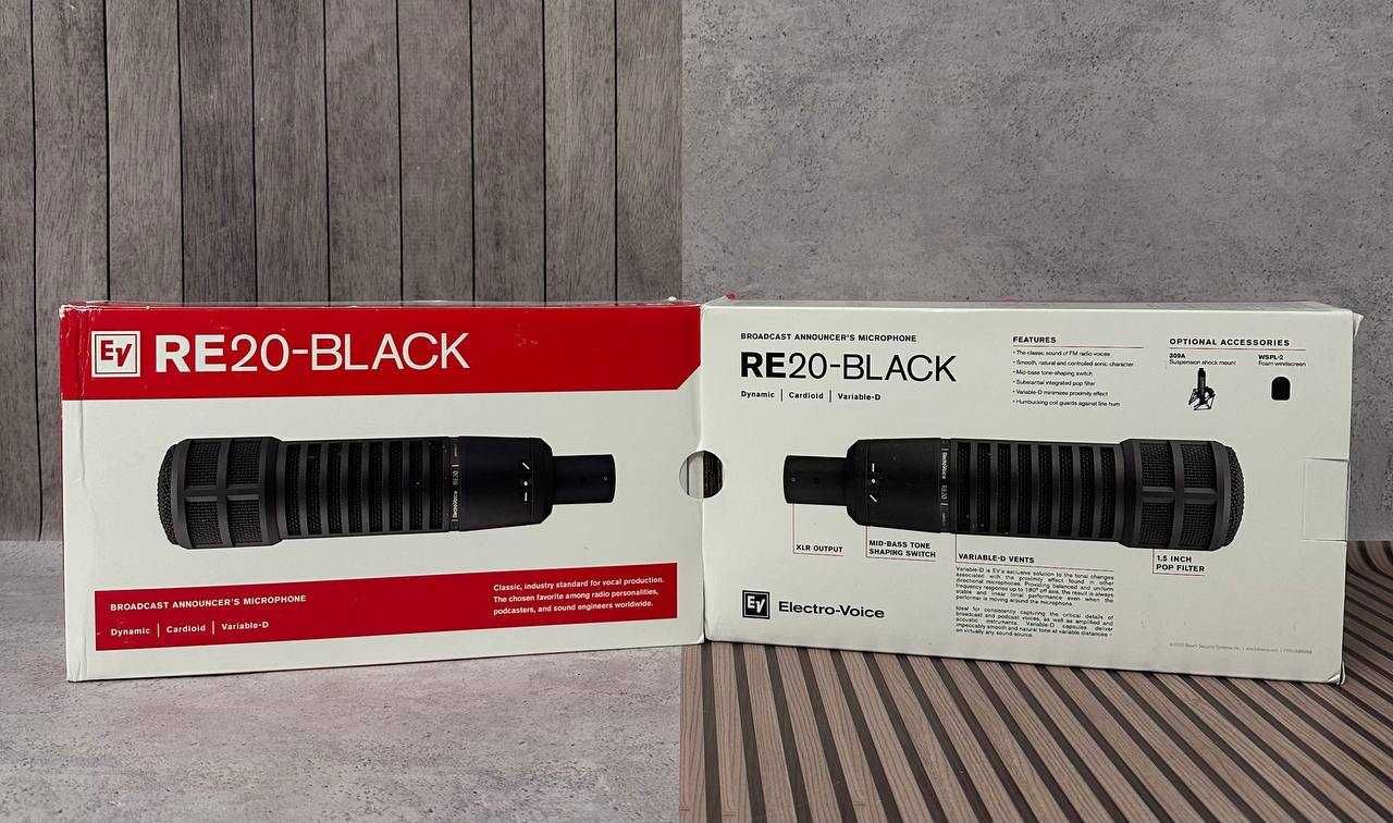 Мікрофон універсальний Electro-Voice RE20 (Black)