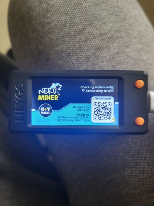 Nerdminer Original minerar Bitcoin