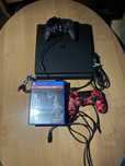 Ps4  Slim 500gb +2pady +5 gier