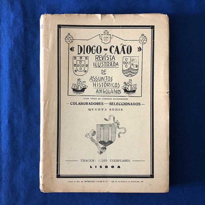 ANGOLA Diogo Caão Revista Ilustrada Assuntos Angolanos Pe. Ruela Pombo