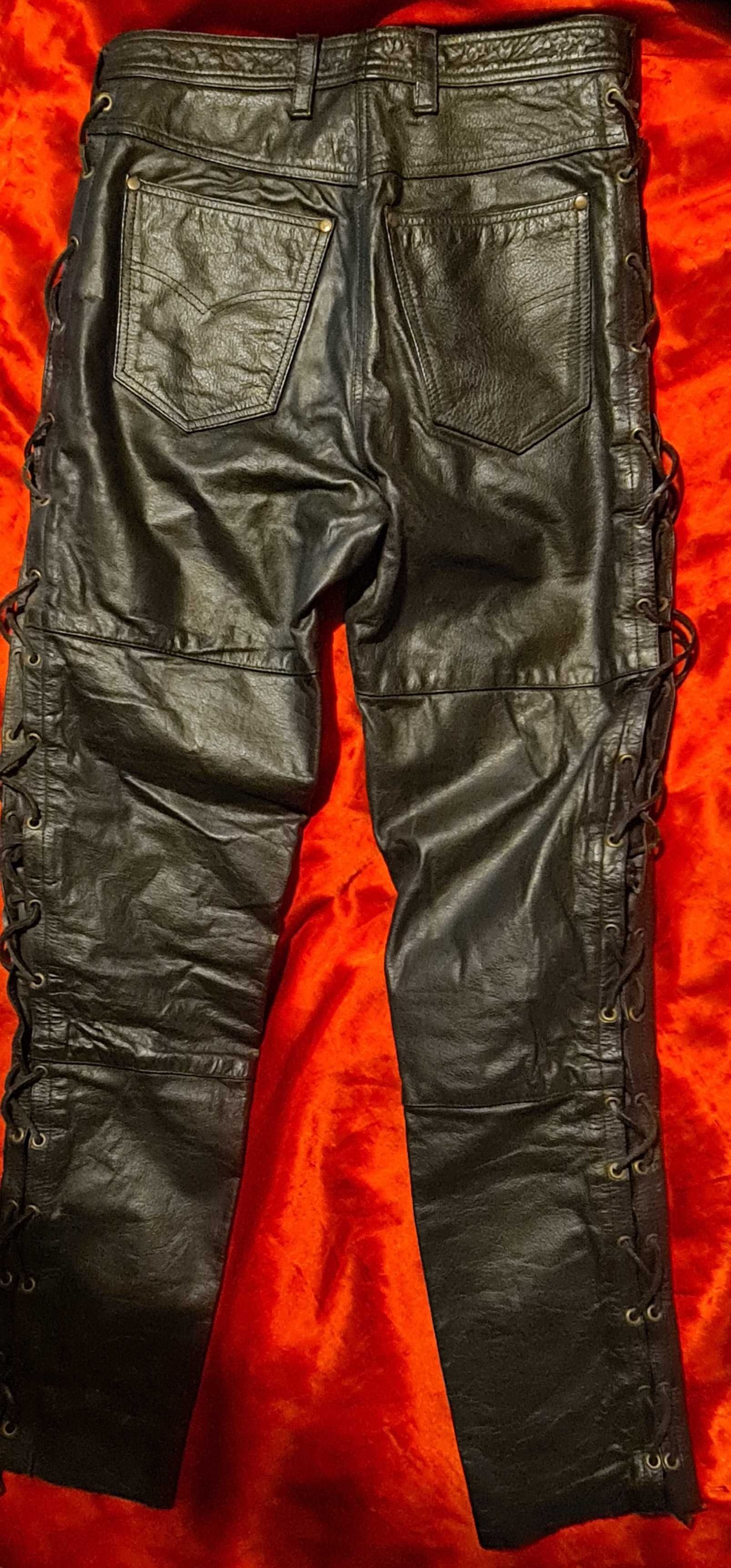 HEIN GERICKE spodnie motocyklowe skórzane 40