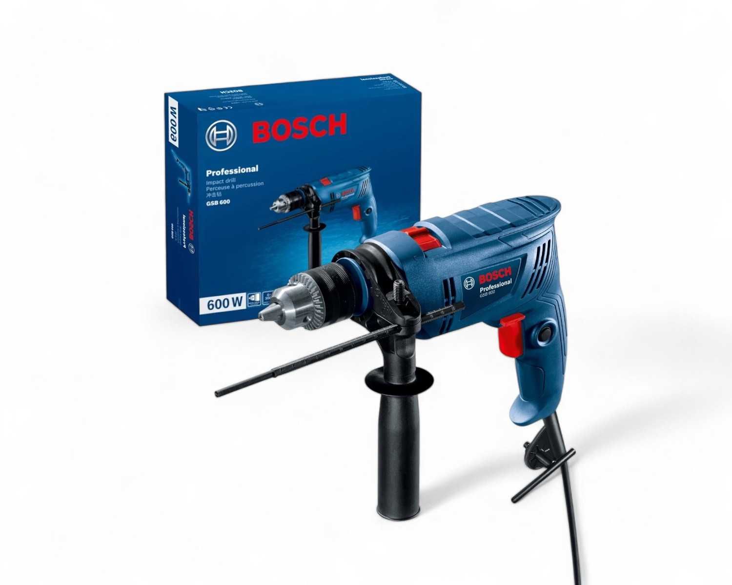 NIEZAWODNA Wiertarka Udarowa Bosch 600W ULEPSZONA Szczotka Węglowa