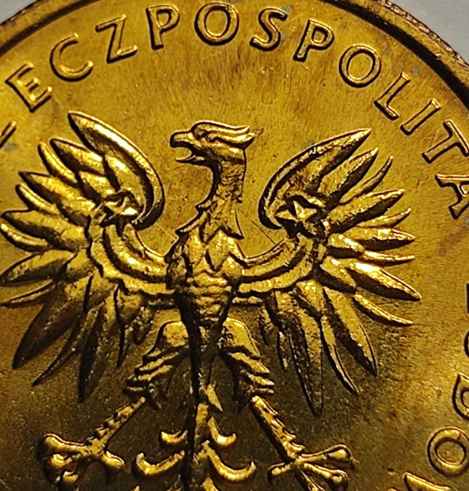 2 zł 1988, mennicze, destrukt "duch"