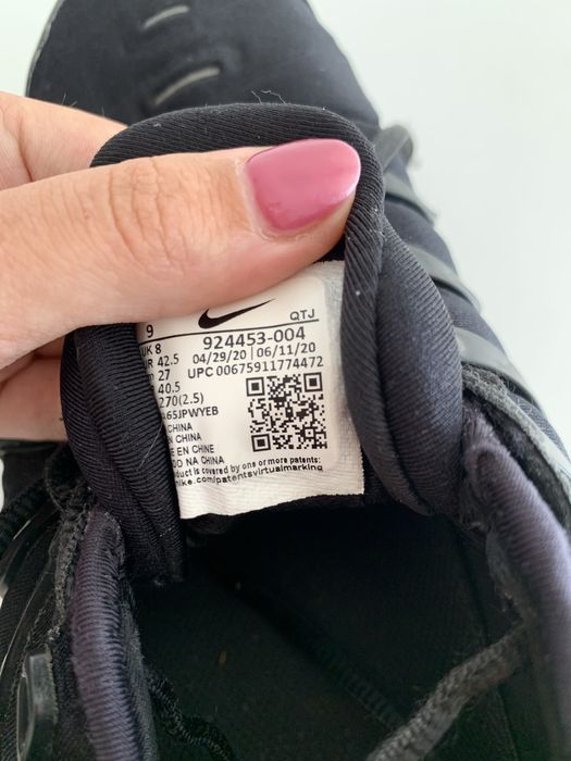 Nike Vapor Max Plus Pretas