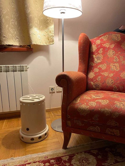 Grzejnik piecyk elektr. śliczny Palux porcelana antyk loft sprawny