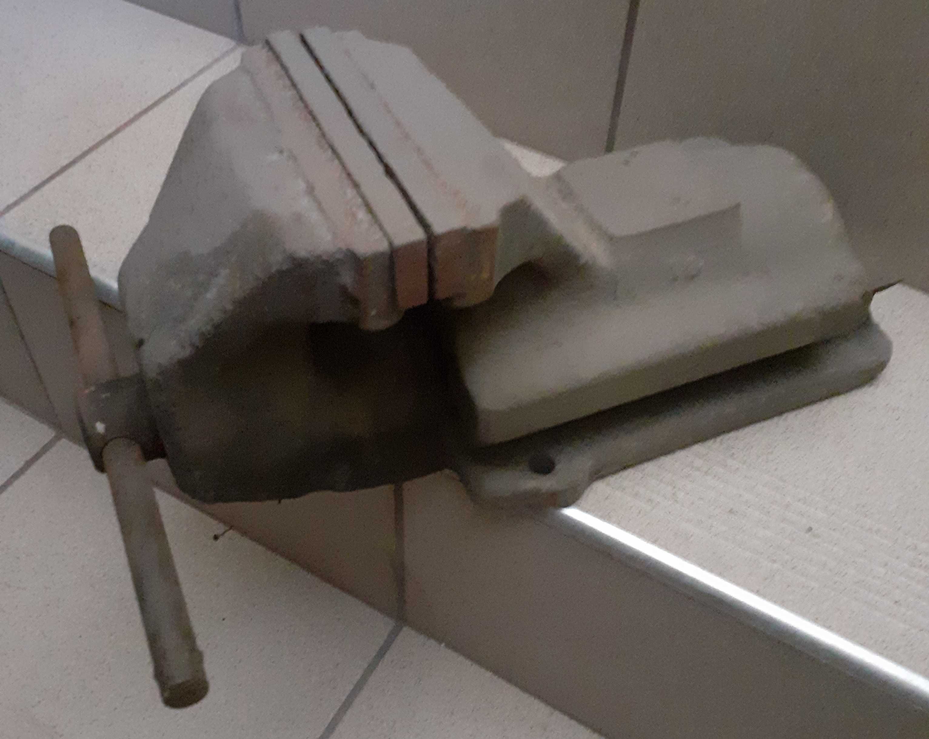 Imadło stołowe ślusarskie solidne z PRL