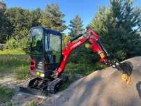 Minikoparka 1,6t silnik KUBOTA D902 3 cylindry JAK NOWA ! 2025r FV!