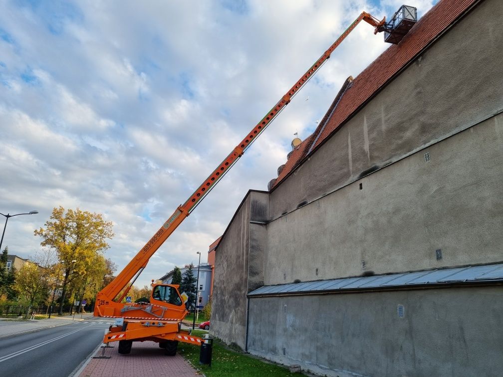 Podnośnik koszowy zwyżka do 46m Nysa Opole Otmuchów Niemodlin Prudnik