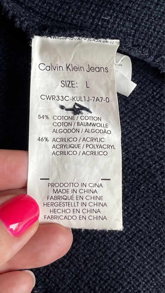 Пиджак жакет куртка трикотажная Calvin Klein (оригинал) р. М/L