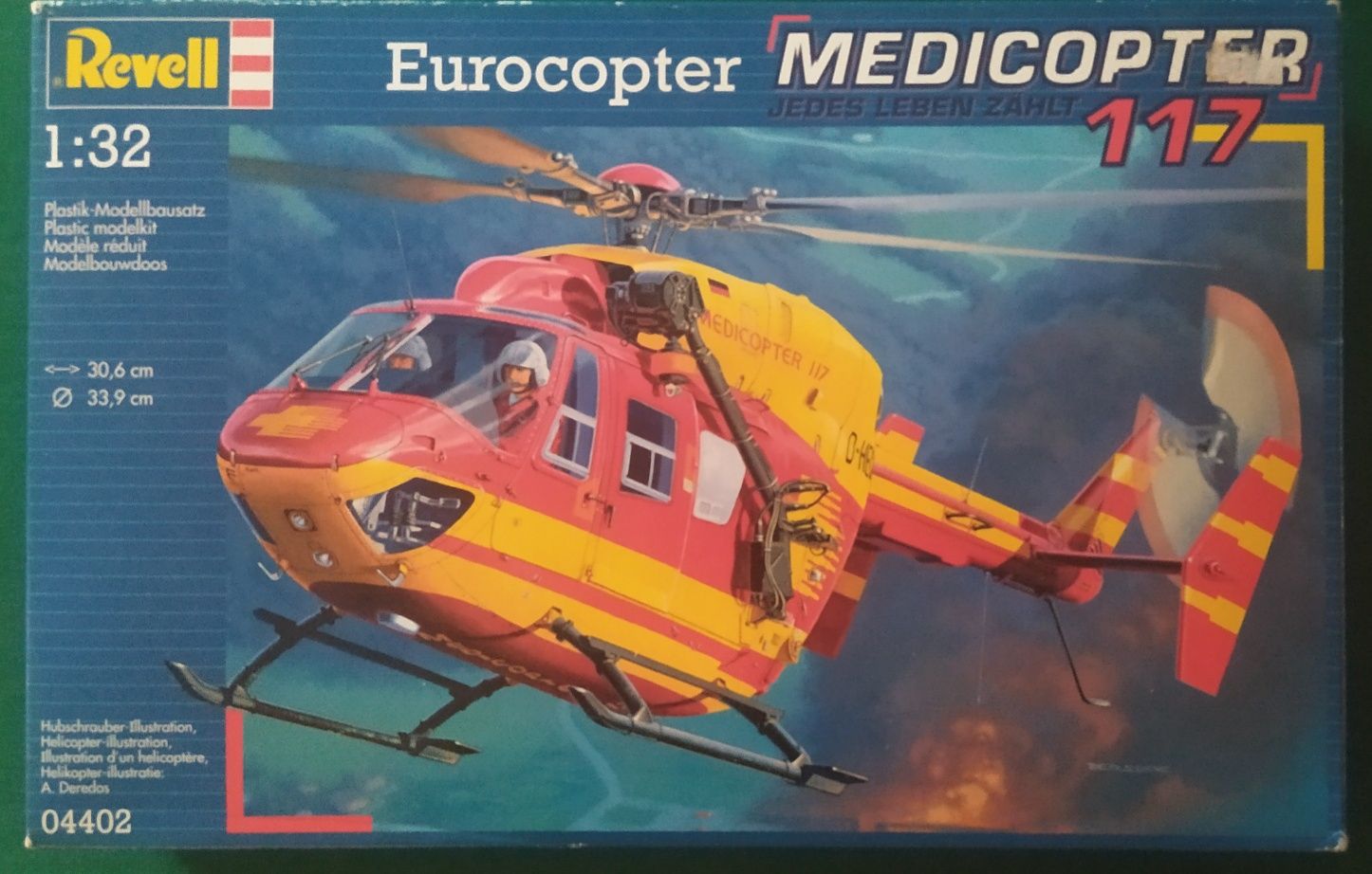Модель вертолета Eurocopter MEDICOPTER 117