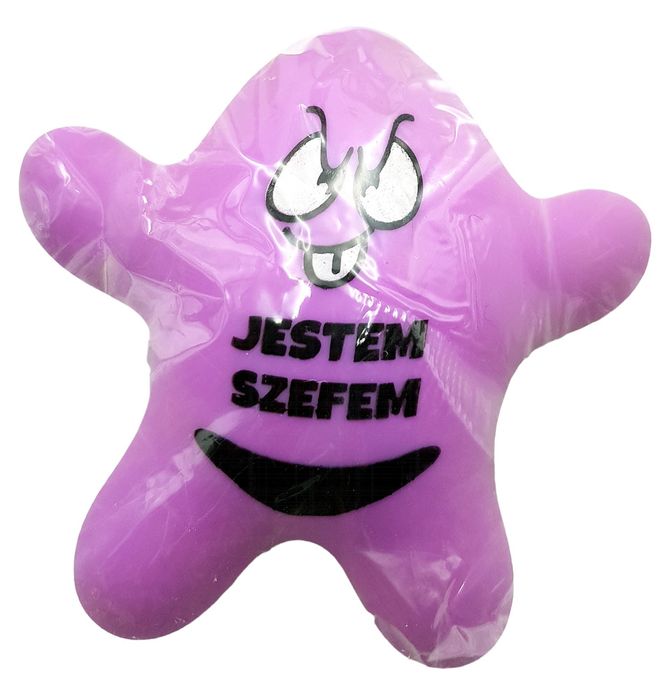 Gniotek Siłacz Boss Z Napisem Antystresowy Squishy