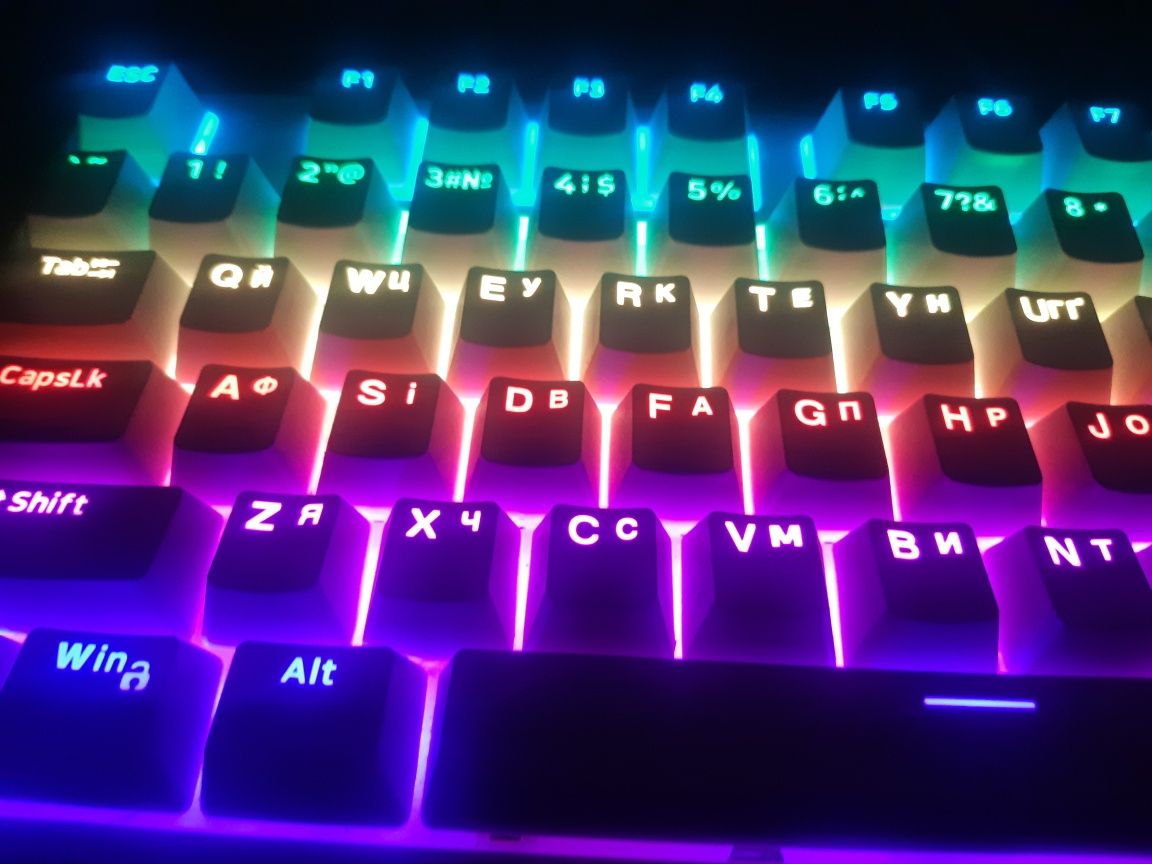 Клавиатура новая Hator rockfall 2 mecha TKL HATOR  HTK (520 UA)чёрная