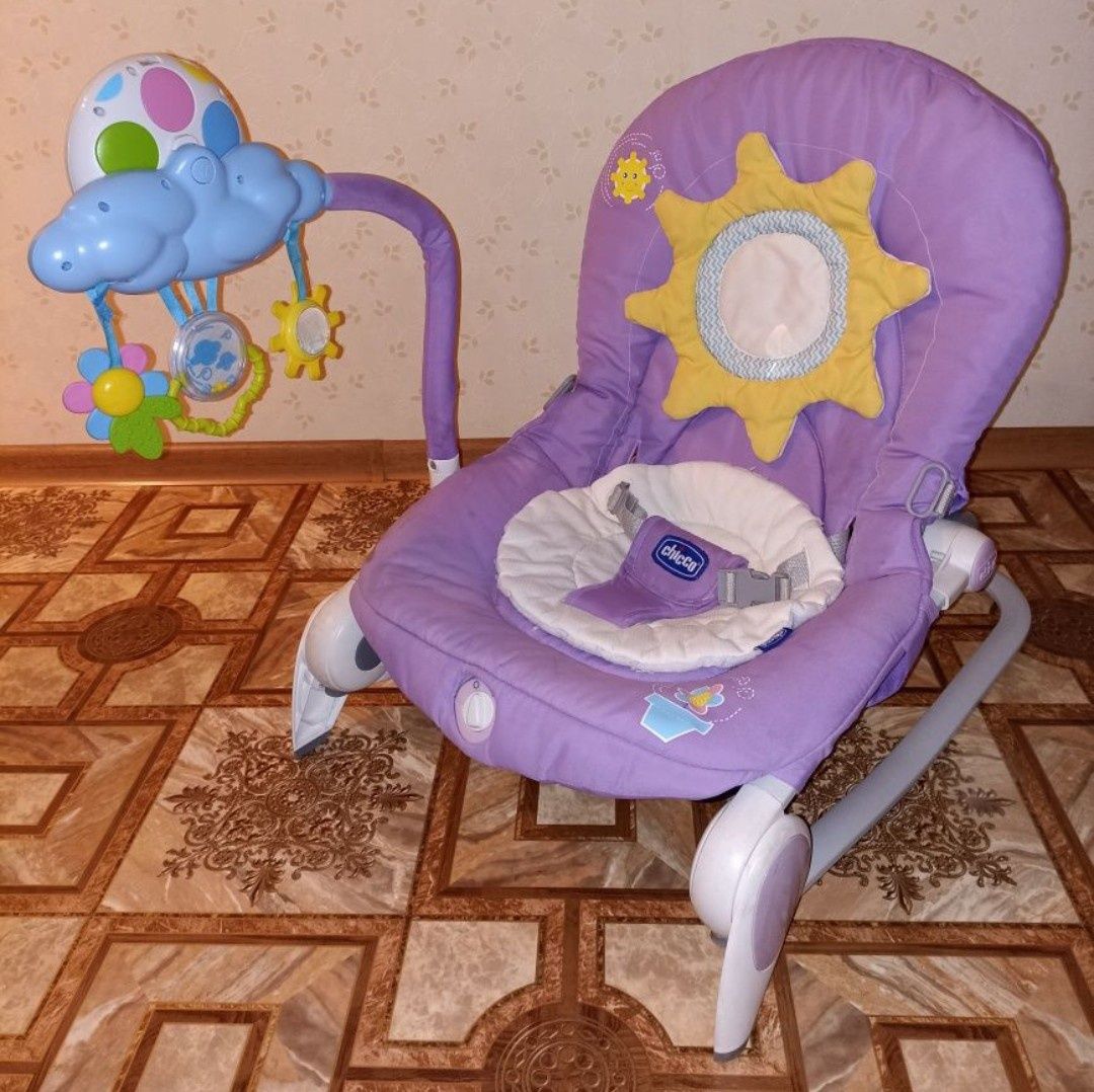Кресло-качалка Chicco для новорожденных младенцев до 3-4 лет