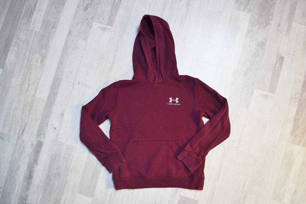 Bluza Under Armour dla dziecka bordowa 137-147