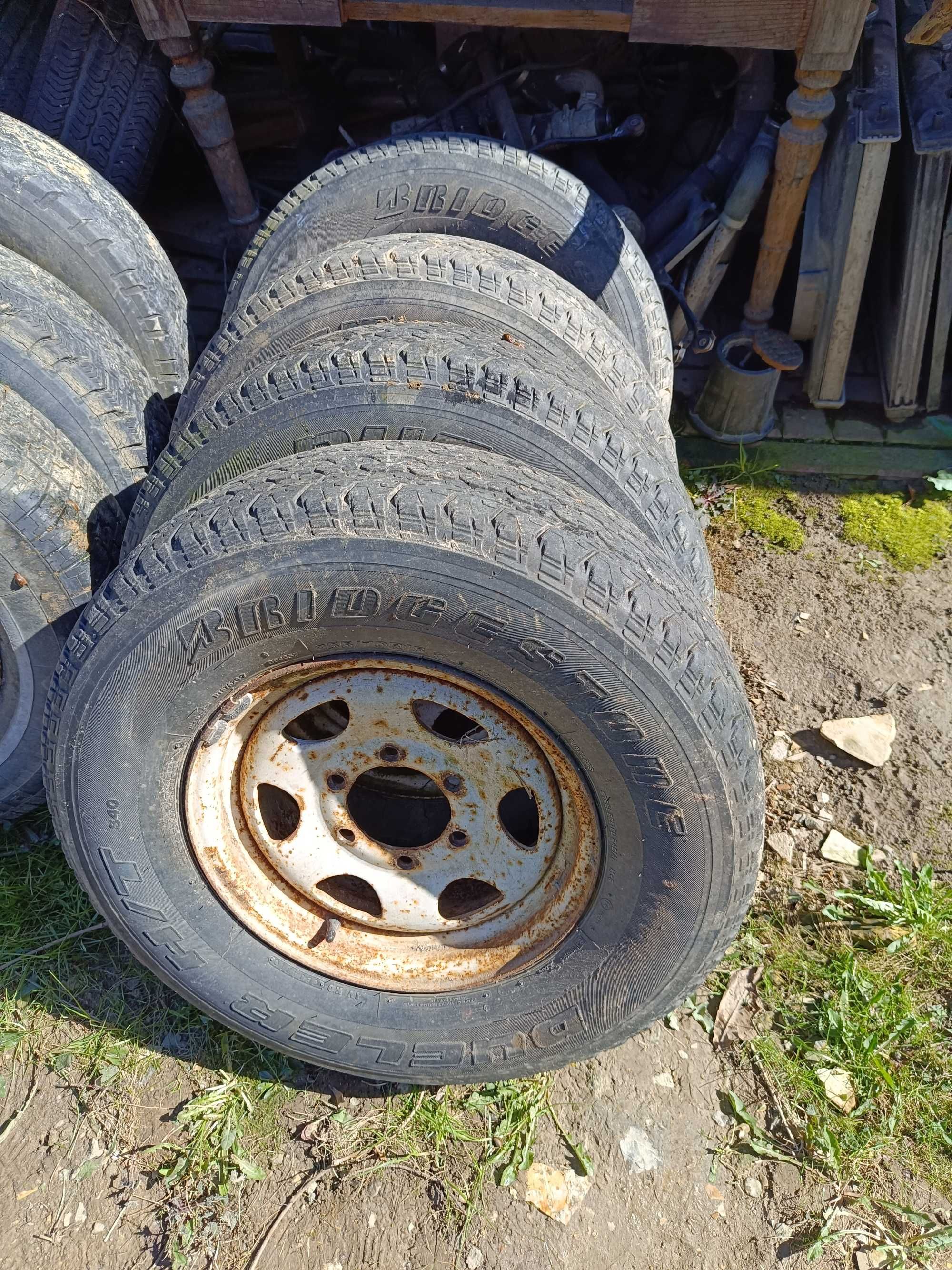 Koła terenowe 4x4 Pajero 6x139.7 Bridgestone Dueler HT 255/70 R15 4szt