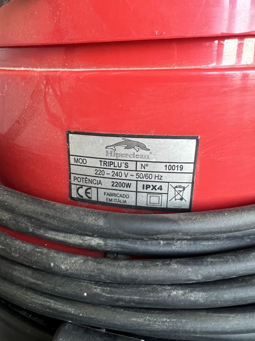 Aspirador Industrial Wet & Dry HiperClean 2200W – Usado 2 vezes