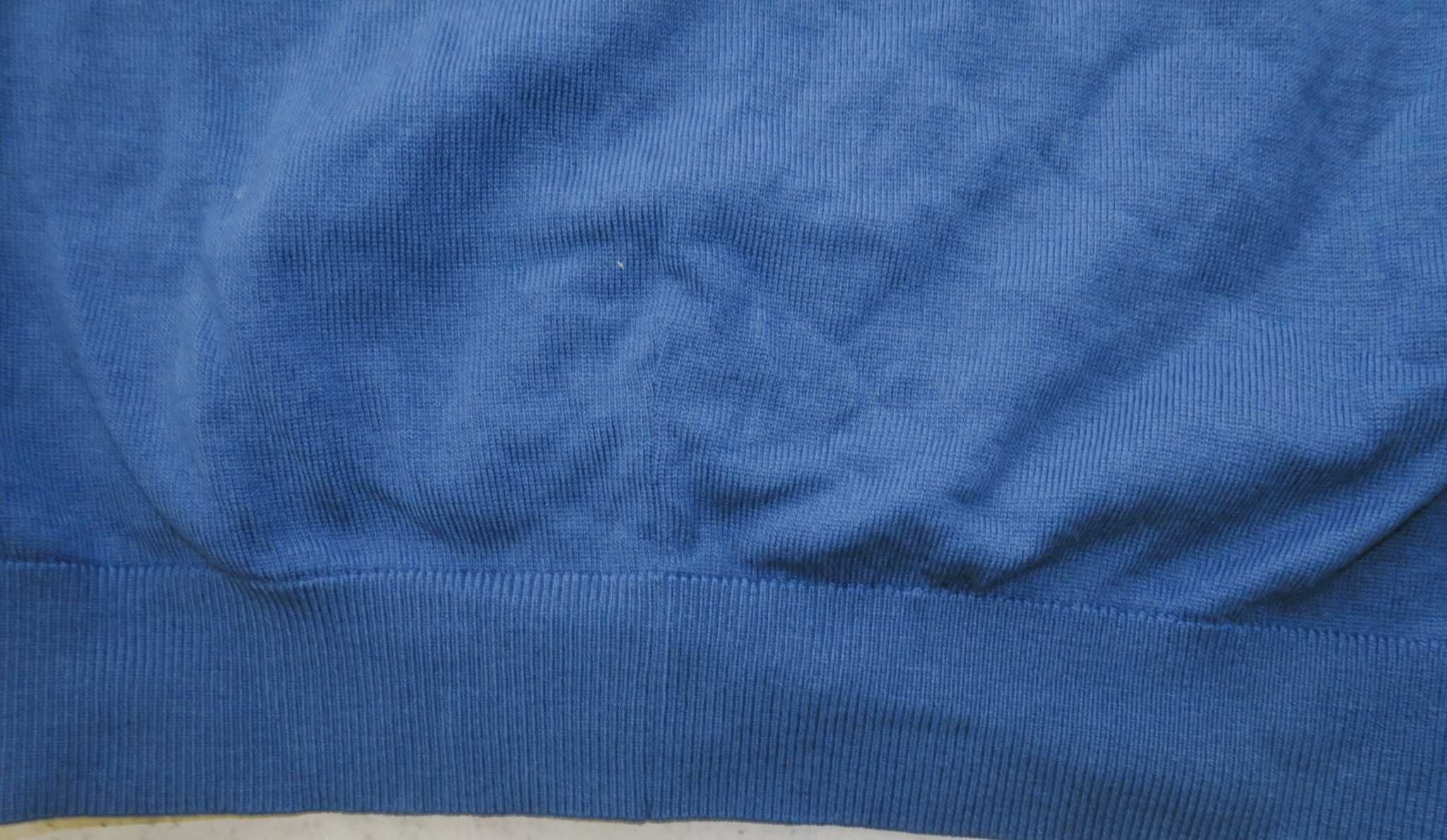 Zegna wełniany sweter halfzip XL