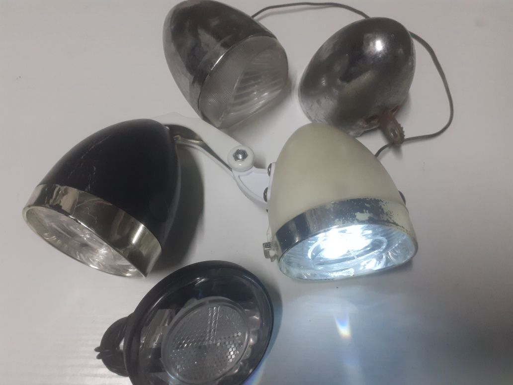 Lampka rowerowa romet wigry jubilat Czajka sokół flaming z czasów PRL