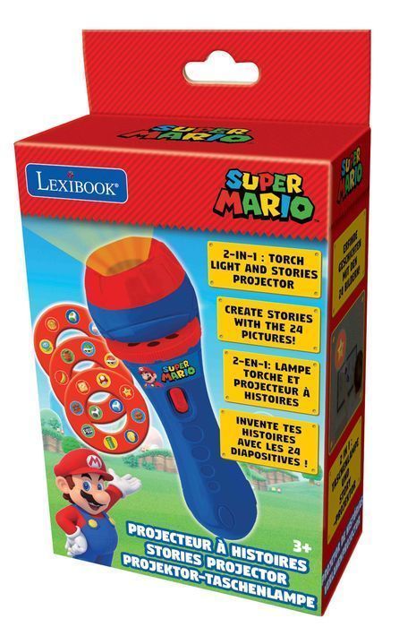 Latarka z projektorem Super Mario LTC050NI. Lexibook