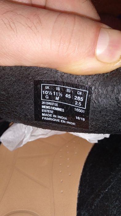 Туфлі - сліпони Clarks - 45 розмір. Оригінал