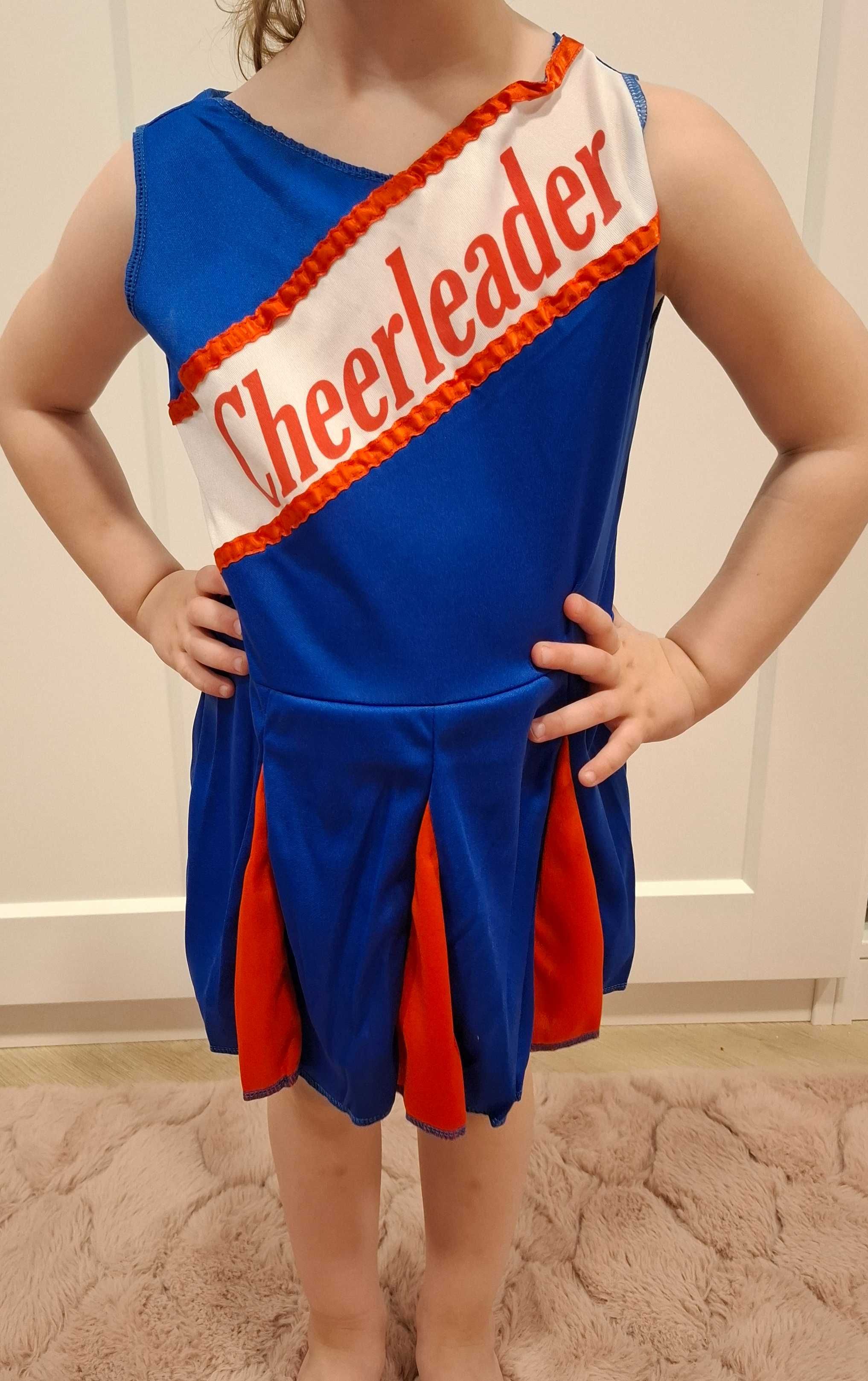 Strój Kostium Przebranie cheerleaderka Cziliderki Sukienka Widmann 104