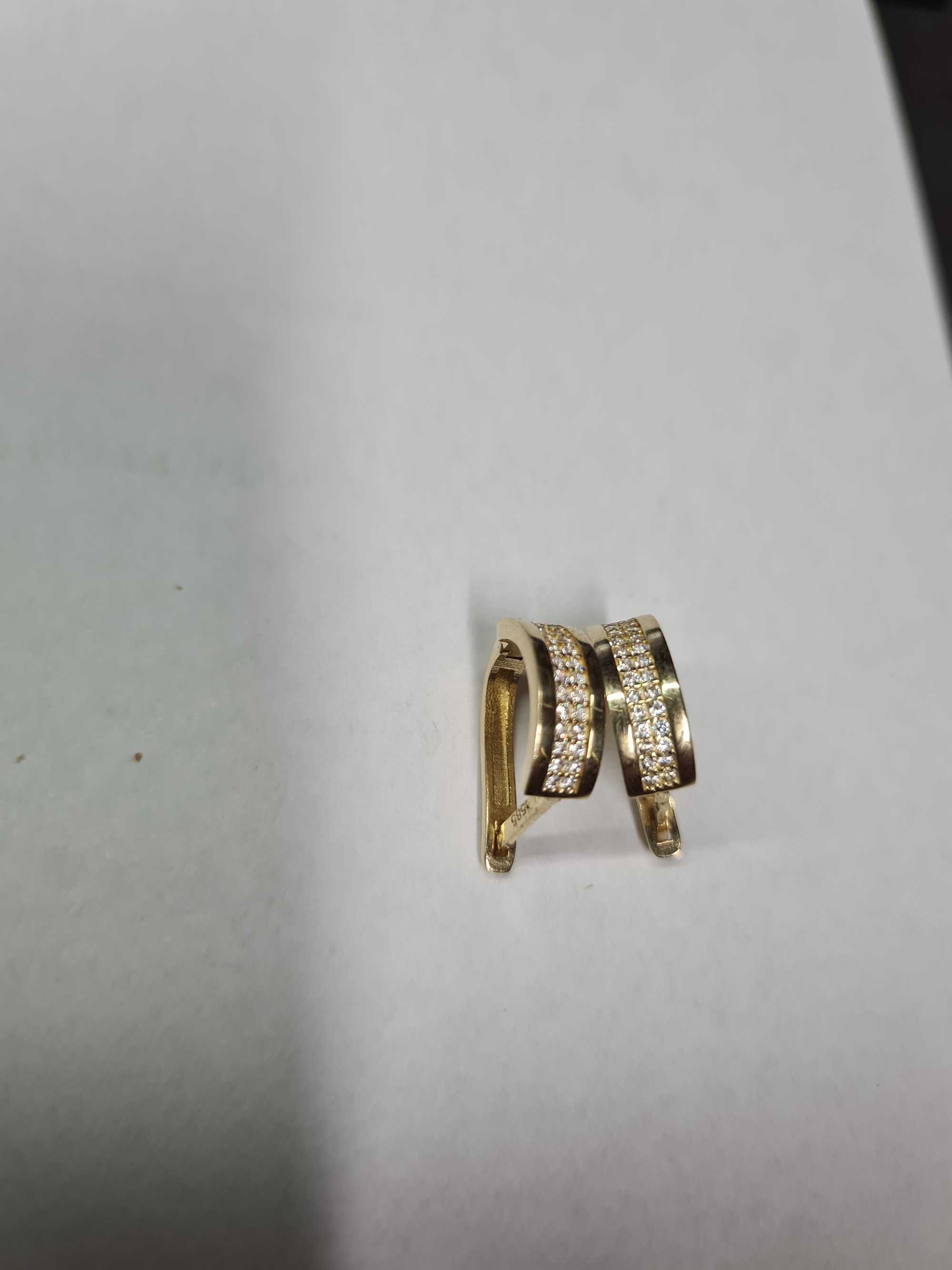 Złote kolczyki 585/14K