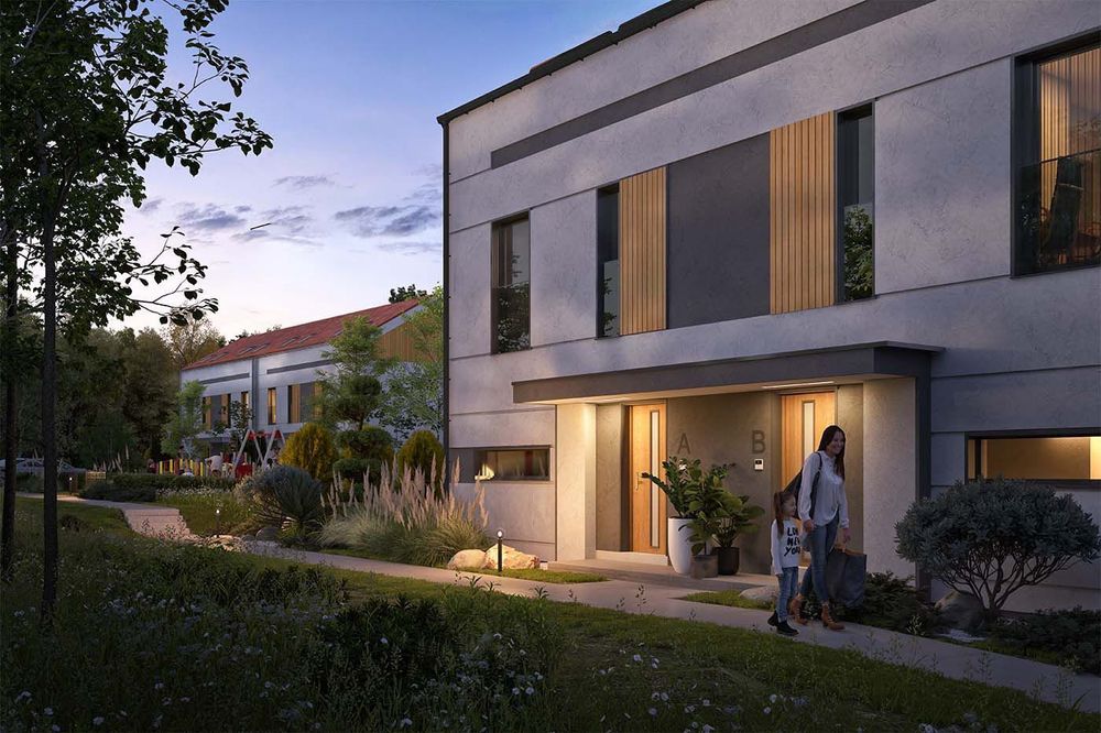 Nowe domy na Porzeczkowej|109 m2| ogród
