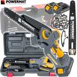 POWERMAT Piła Łańcuchowa Akumulatorowa 8"/24cm Pilarka 2xAku PM1335